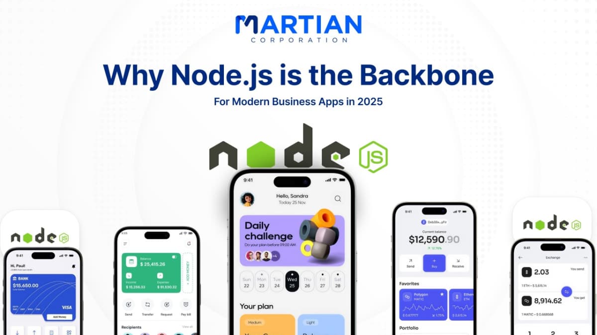 Why Node.js is the Backbone of Modern Business Apps in 2025