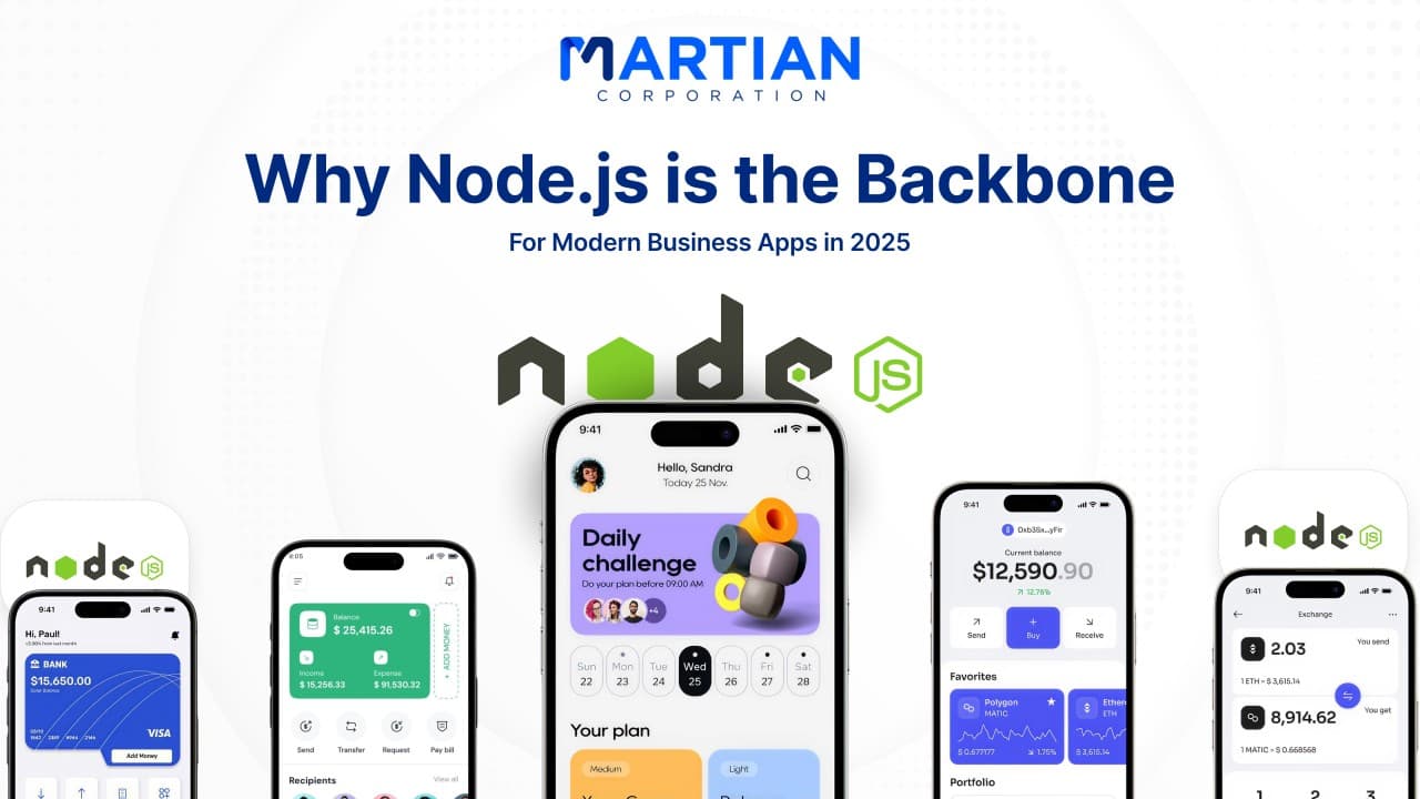 Why Node.js is the Backbone of Modern Business Apps in 2025